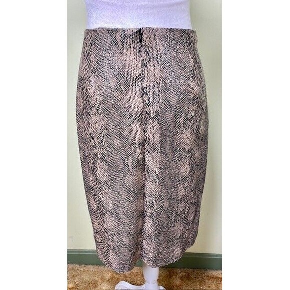 Vintage New York City Design Co Women's Size 12 Snakeskin Print Pencil Skirt - Picture 4 of 8